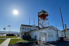 The control tower from ground level