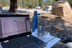 Camping & Working - Mammoth Lakes, CA